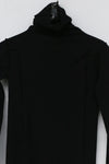 BASERANGE Turtleneck T-shirt sweater TTOMT series collection Organic cotton Portugal BAS-TTOMT-RI-000-HEI Black